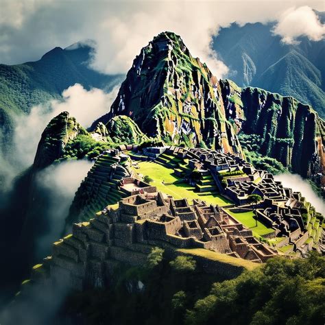 Premium AI Image | Peru landscape HD 8K wallpaper Stock Photographic Image