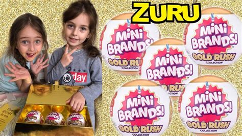 Mini Brands Gold Rush Collection unboxing Limited Edition by @ZuruToys #AD - YouTube