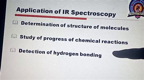 Applications of IR Spectroscopy - YouTube