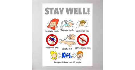 11"x14" STAY WELL Poster | Zazzle