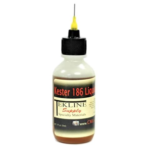 Kester 186 Liquid Soldering Flux, RMA Rosin, 2oz Bottle - Walmart.com