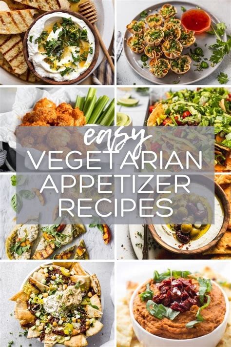 30 Vegetarian Appetizer Recipes | Fork in the Kitchen