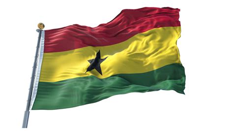 Download Ghana Flag PNG Free Transparent Image