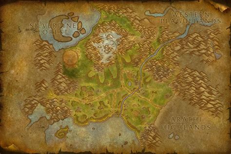 Retro Hillsbrad Foothills map I made from vanilla maps #worldofwarcraft #blizzard #Hearthstone # ...