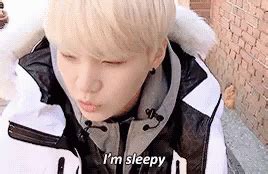 Suga Bts GIF - Suga Bts Sleepy - Discover & Share GIFs