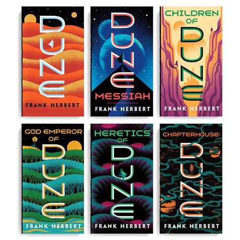 Reissues of the remaining five original Dune novels coming June 4 (artwork by Jim Tierney) : r/dune