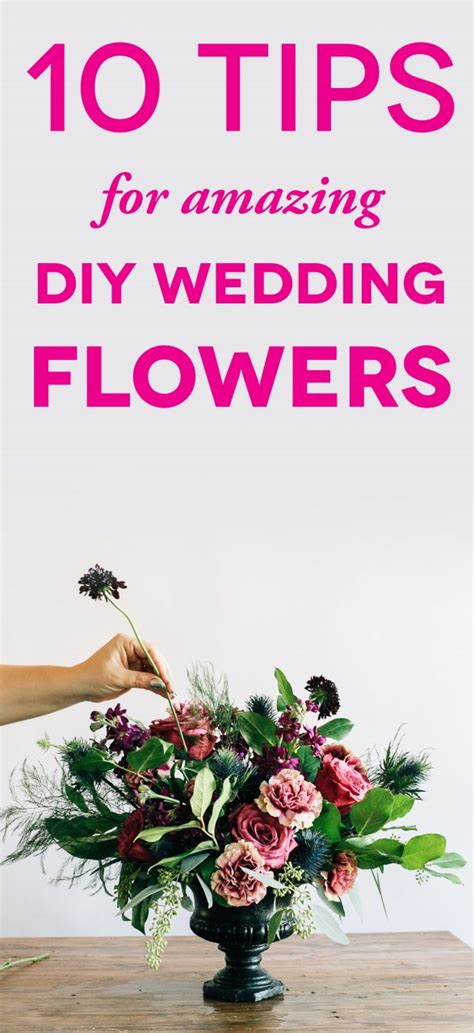 DIY Wedding Flowers: 10 Tips To Save You Stress | A Practical Wedding