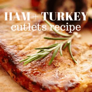 The Chew: Chef Michael Symon's Ham & Turkey Cutlets with Gravy Recipe