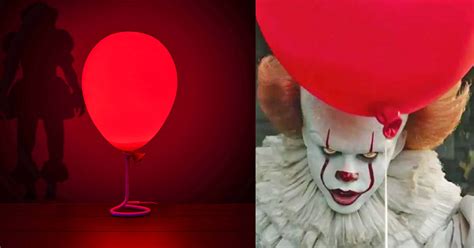 IT Pennywise Clown Red Balloon Lamp