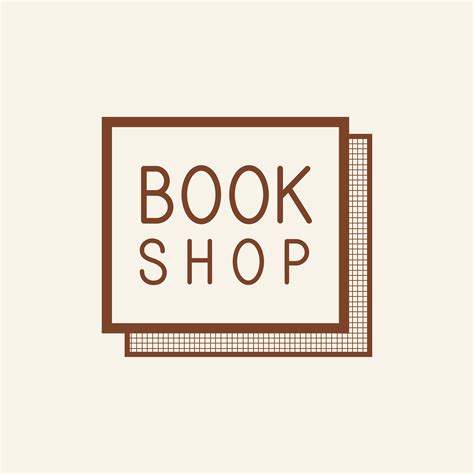 Bookshop square sign icon vector - Download Free Vectors, Clipart Graphics & Vector Art