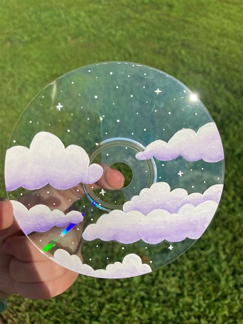 Painted Cloud CD Art | Etsy