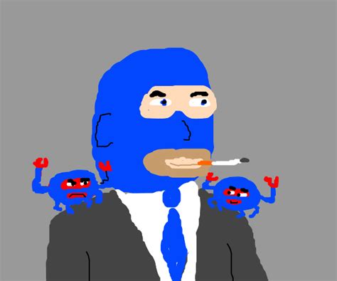 Spy (TF2) and crab spys - Drawception