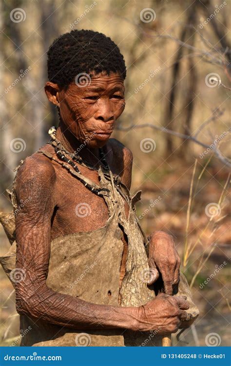 People of the San Tribe in Namibia Stock Photo - Image of outdoor, savannah: 131405248