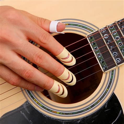 3 Pcs Electric Acoustic Guitar Finger Picks Fingerpicks Banjo Dobro Guitar Pick Guitar ...