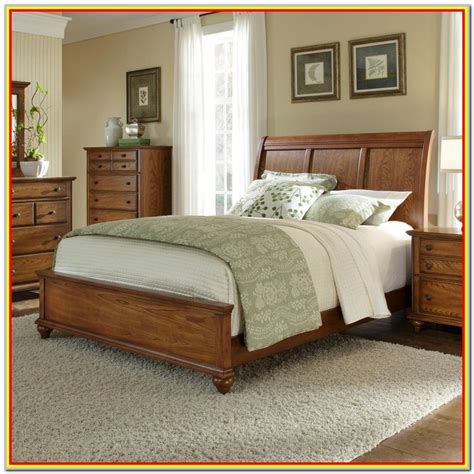 Oak Sleigh Bed King Size With Storage - Bedroom : Home Decorating Ideas #9A821Glqvz