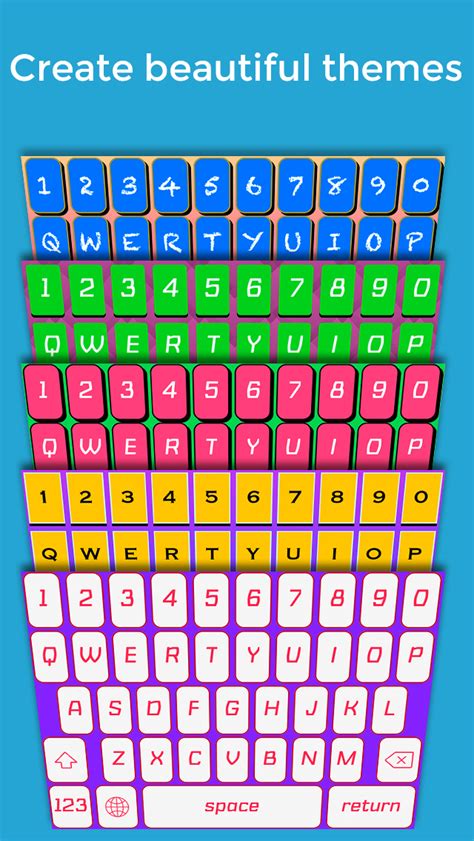 Download Custom Keyboard for iOS 8 - Design your keyboards with customized fonts, colors ...