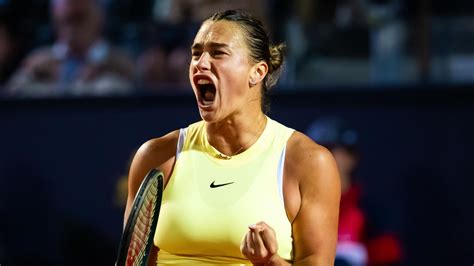 Aryna Sabalenka cruises through to Italian Open semi-finals - BBC Sport