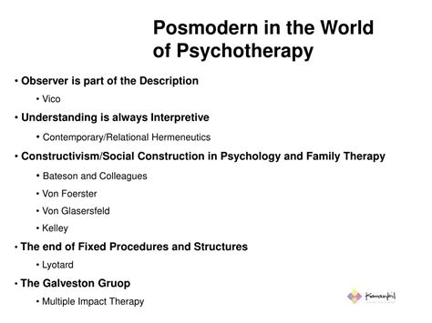 PPT - POSTMODERN COLLABORATIVE APPROACH TO THERAPY Harlene Anderson ...