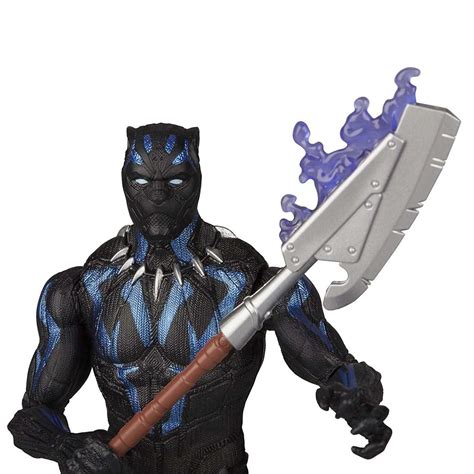 Marvel Black Panther Vibranium Black Panther 6 Action Figure Hasbro ...