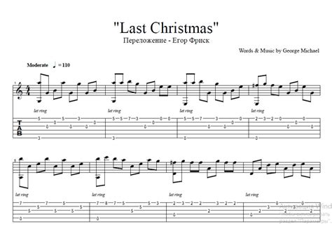 Last Christmas Guitar Chords