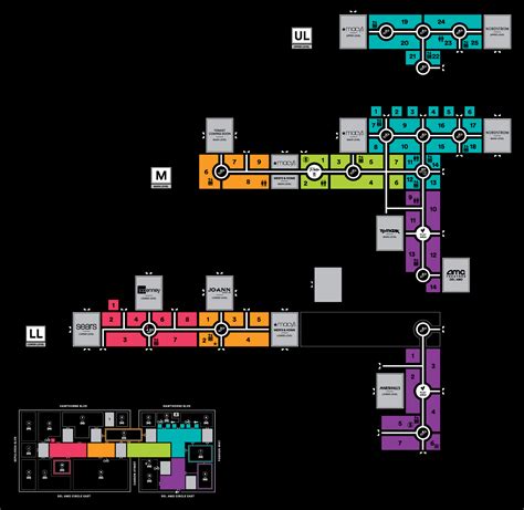 Mall Map of Del Amo Fashion Center®, a Simon Mall - Torrance, CA