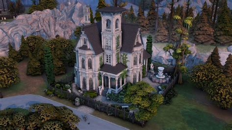 Vampires haunted home - The Sims 4 Speed build | Sims 4 houses, Sims, Sims building