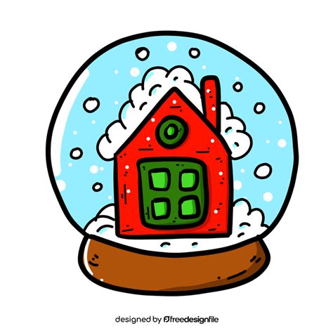 Christmas house clipart free download