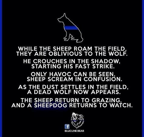 Sheepdog Police Quote - ShortQuotes.cc