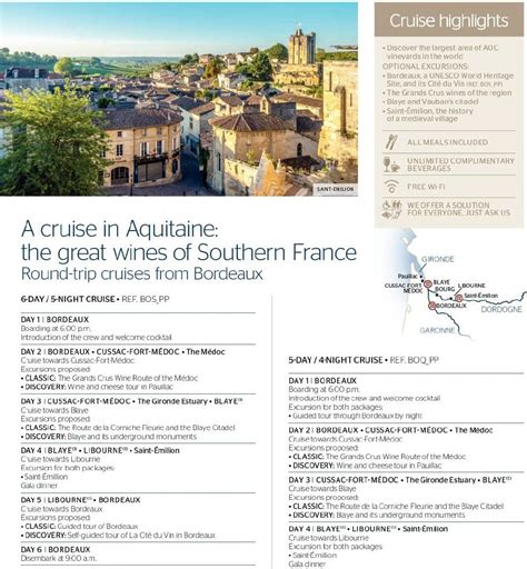 The Great Wines of Bordeaux Valley Cruise