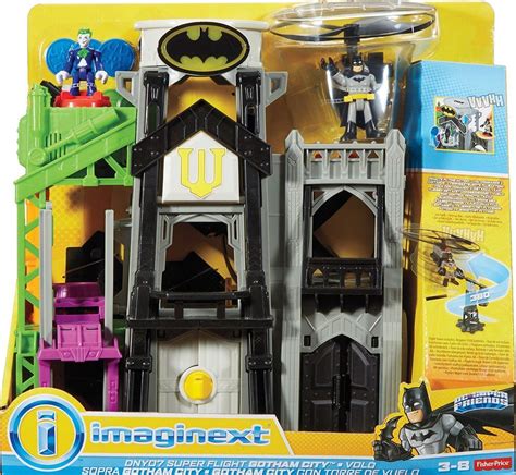 Imaginext Super Hero Flight Gotham City Batman Toy Play Set 3-8 | eBay