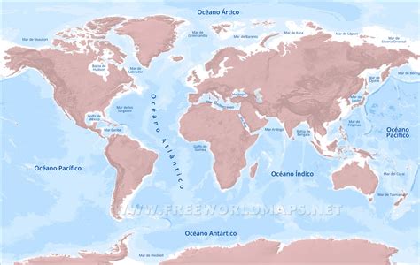 Mares Del Mundo Mapa Con Nombres Atlas Mundial De Mapa Mapa Politico Images