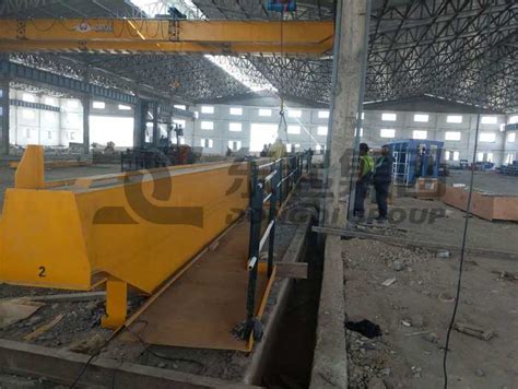 Overhead Crane Installation:10 Ton Overhead Crane Installation in Ethiopia Pipe-Making Plant