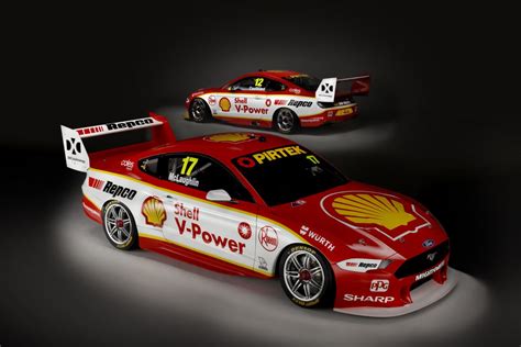 DJR Team Penske uncovers Shell Mustangs - Speedcafe.com