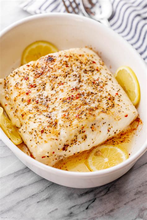 Baked Halibut with Lemon Butter – How to Bake Halibut in the Oven — Eatwell101