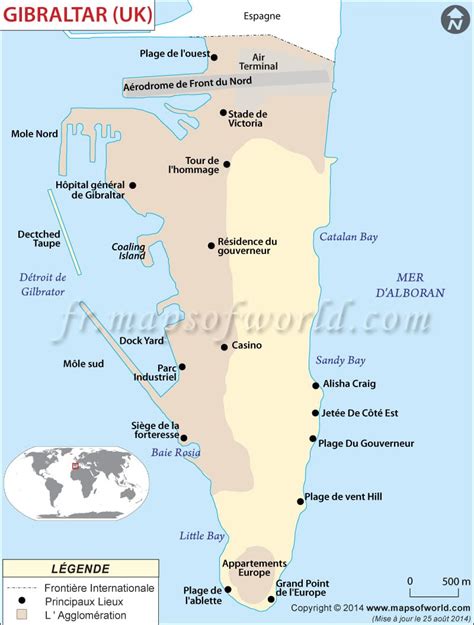 Gibraltar Carte (Territoire d'outre-mer du Royaume-Uni)