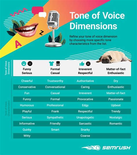 How to Define Your Brand’s Tone of Voice: Infographics and Examples ...