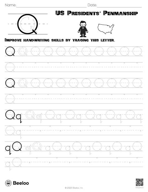 US Presidents' Penmanship • Beeloo Printable Crafts and Activities for Kids
