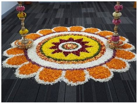 Designs For Flower Rangoli | Best Flower Site