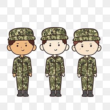 Cartoon Soldier Army Clipart, Soldier Clipart, Army, Clip Art PNG Transparent Clipart Image and ...