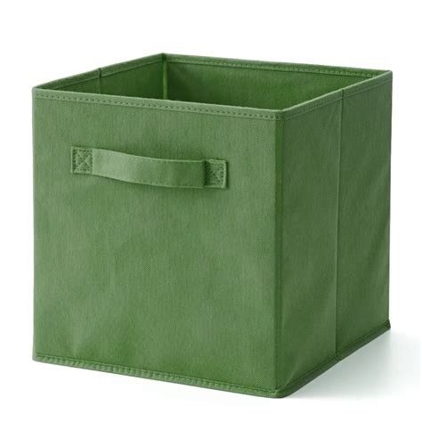 Hangerlink Niagara Blue Fabric Cube Storage Bins, Foldable, Premium Quality Collapsible Baskets ...
