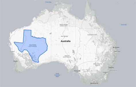 How Big Is Australia Vs Texas? | Eat Drink Wander