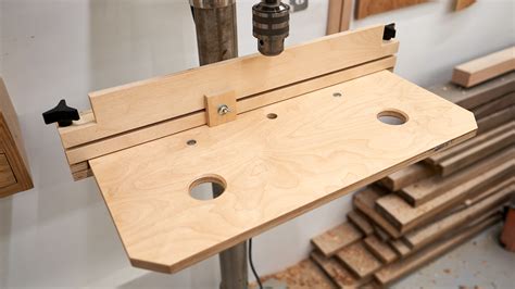 How To Make A Simple Drill Press Table - IBUILDIT.CA