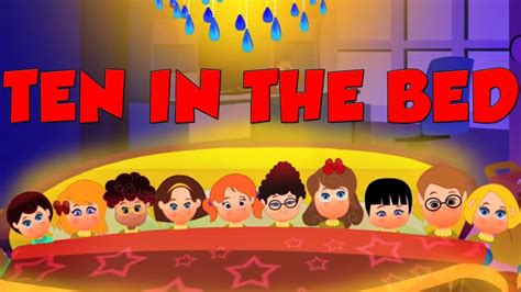 Ten In The Bed | Nursery Rhymes For Kids - YouTube