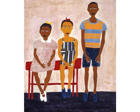 Black Children Folk Art Portrait, African American Painting, William H Johnson Art Print ...