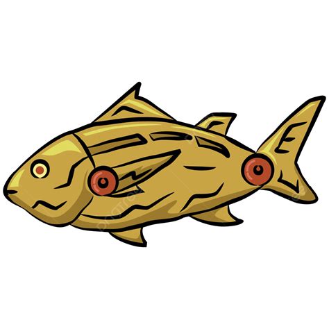 Cartoon Fish Robot Clip Art Vector, Robot, Fish, Clip Art PNG and ...