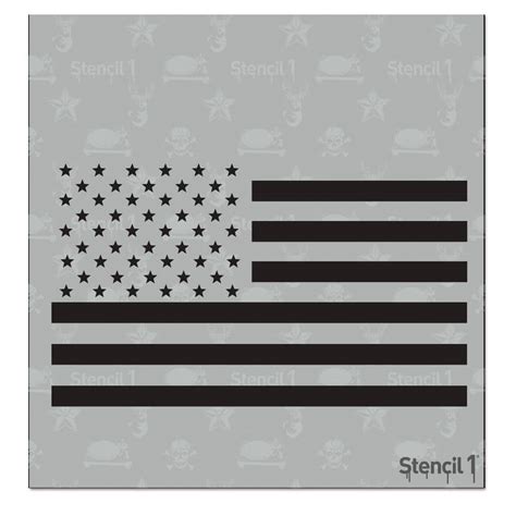 Stencil1 US Flag Small Stencil S1_2L_05_S - The Home Depot