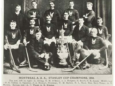 Montreal wins first Stanley Cup championship game 120 years ago today ...