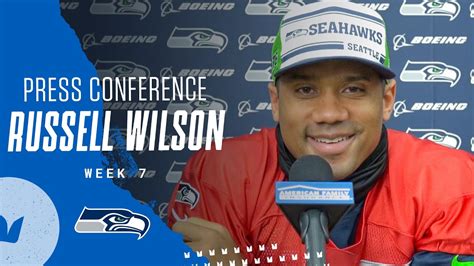 Russell Wilson 2020 Week 7 Press Conference - YouTube