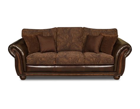 Simmons Brown Leather Zepher Queen Sleeper Sofa | Shop Your Way: Online ...