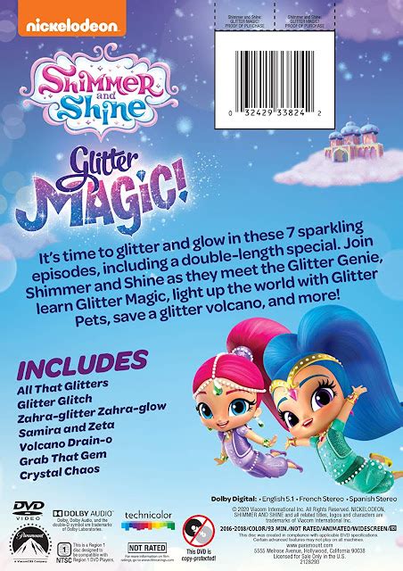 NickALive!: Nickelodeon to Release 'Shimmer and Shine: Glitter Magic ...